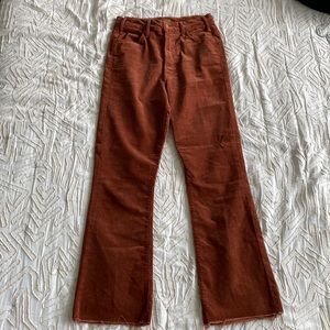 MOTHER Denim The Hustler Frayed Ankle Jeans